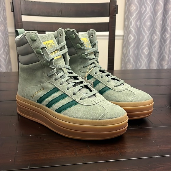 Adidas Gazelle Boots Shoes Sneakers new green ID6982 Women's Sizes -  www.greenwatershopping.com